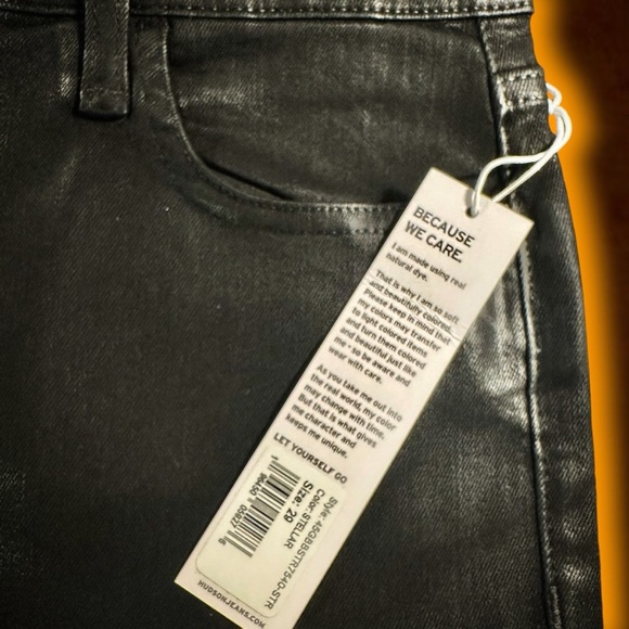 Hudson Jeans Women’s ‘Noa’ High-Rise Straight-Leg Cropped Jeans in “Stellar” 29 - Picture 13 of 16